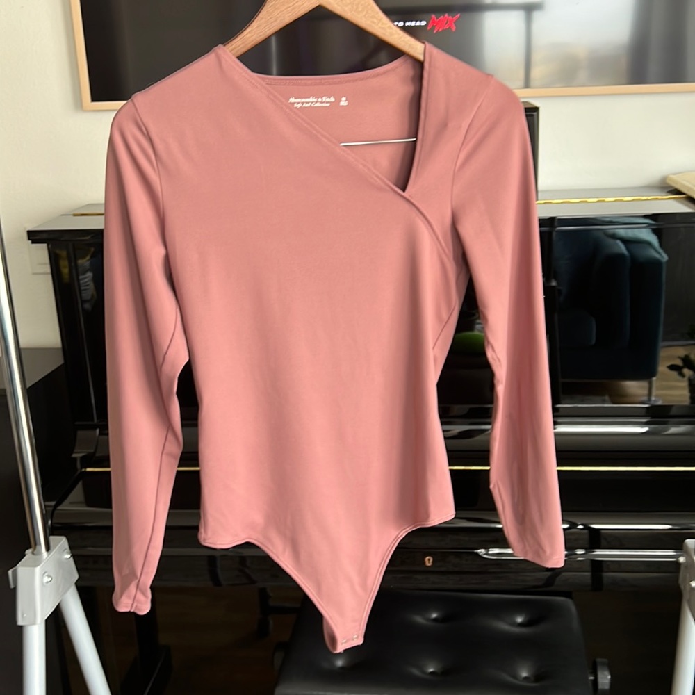 Abercrombie asymmetrical neck bodysuit